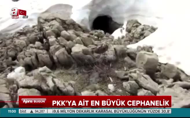 PKK’ya ait büyük cephanelik ele geçirildi