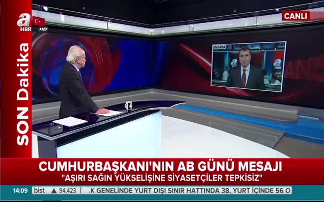 Cumhurbaşkanı Erdoğan'dan "9 Mayıs Avrupa Günü" mesajı