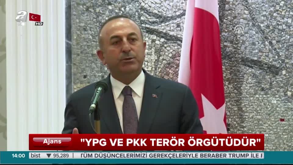 Mevlüt Çavuşoğlu: YPG'nin eline geçen her silah Türkiye için tehdittir