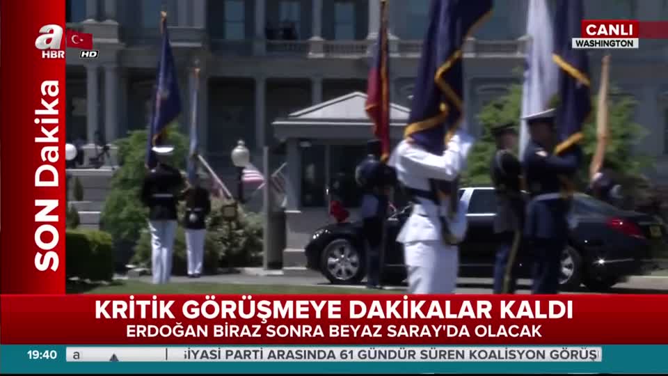 Cumhurbaşkanı Erdoğan Beyaz Saray’da