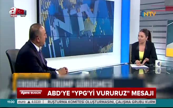 Çavuşoğlu, "YPG'yi vururuz" mesajı ABD tarafında olumsuz karşılanmadı