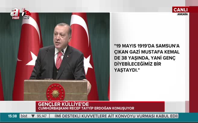 Cumhurbaşkanı Erdoğan'dan gençlere müjde