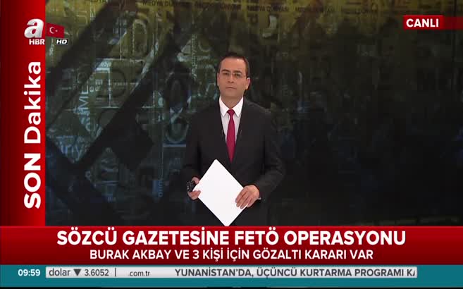 Sözcü Gazetesine FETÖ operasyonu