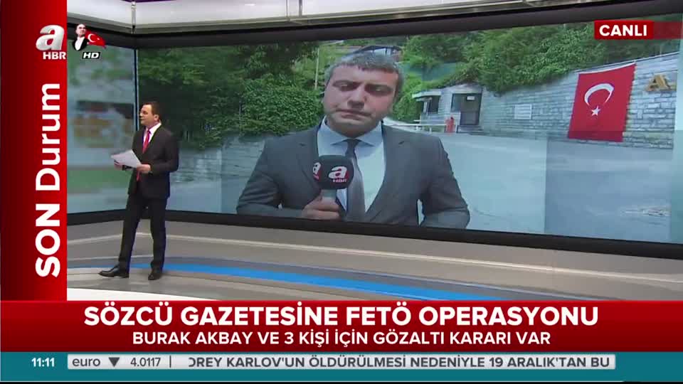 Sözcü'ye FETÖ operasyonu: 1 kişi gözaltına alındı