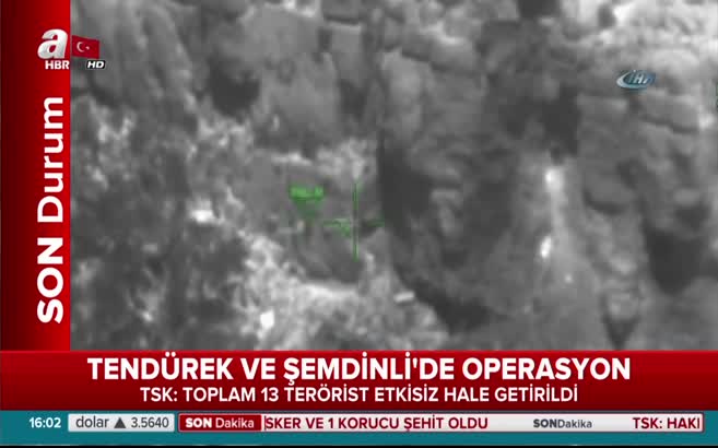 TSK: 13 terörist öldürüldü