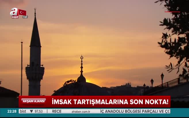 İmsak konusunda tereddüte gerek yok