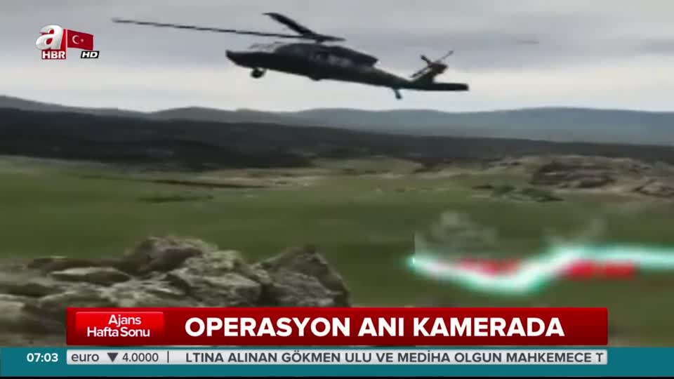 Ağrı, Tendürek’te 29 PKK’lının öldürüldüğü operasyon kamerada!