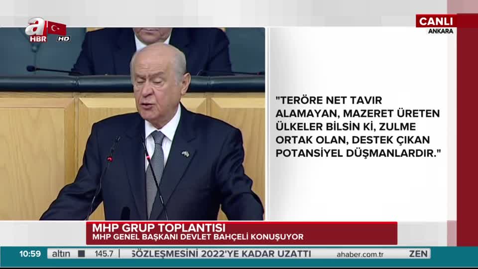 Bahçeli: Terör örgütleriyle NATO’nun ne işi var!