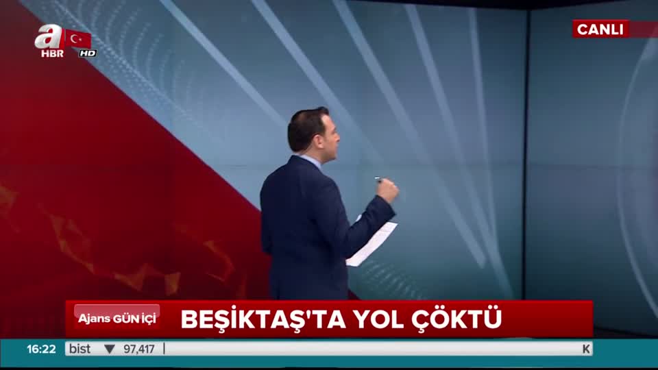 Beşiktaş’ta metro çalışması sırasında çökme