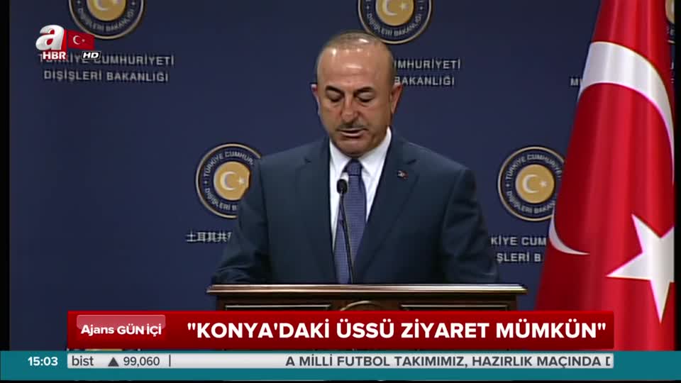 Mevlüt Çavuşoğlu’ndan Alman Bakan Gabriel’e: Konya’daki üssü ziyaret mümkün