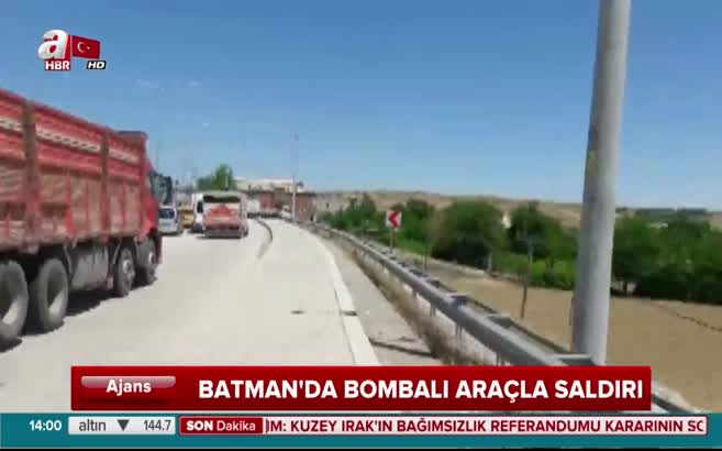 Batman'da bombalı araçla saldırı