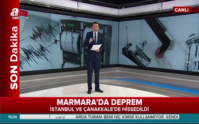 İstanbul'da deprem!