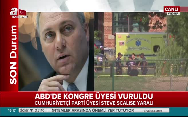 ABD'de kongre üyesi vuruldu