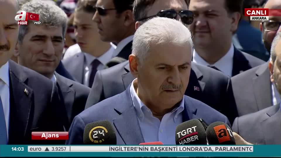 Binali Yıldırım: Sokakta adalet aranmaz!