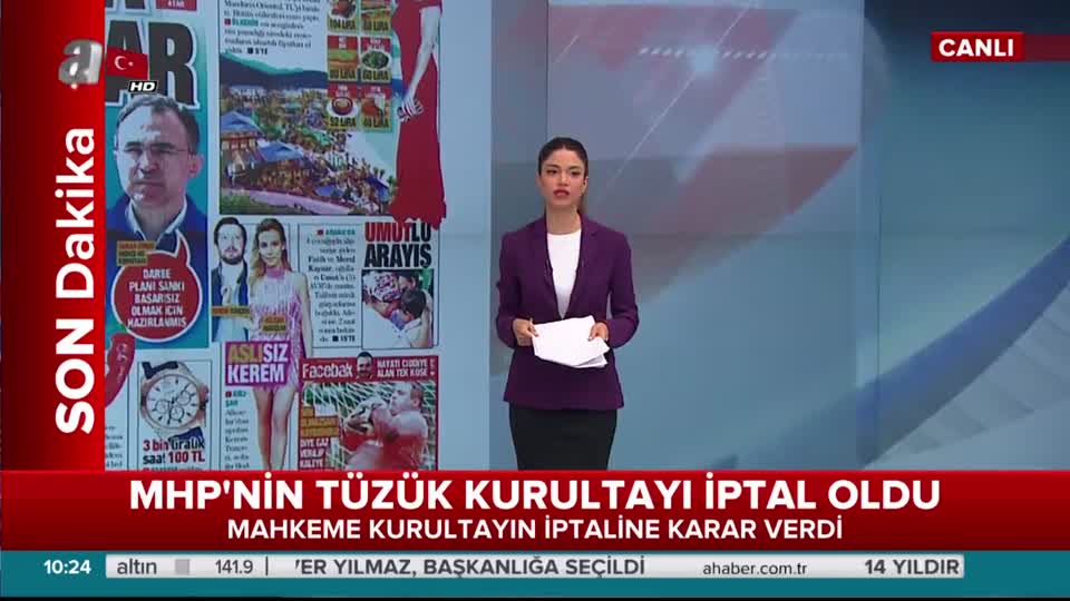 MHP'nin tüzük kurultayı iptal oldu