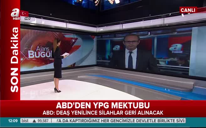 ABD'den Türkiye'ye YPG mektubu
