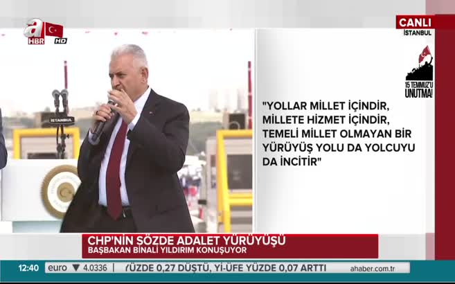 Başbakan Yıldırım: Kılıçdaroğlu yaptığımız yolların kalitesini anlamış oldu