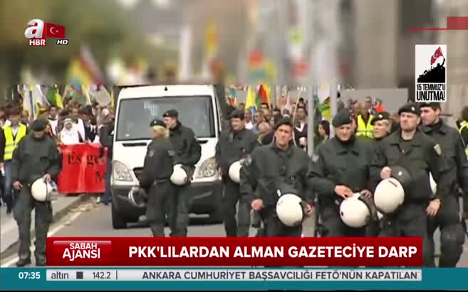 PKK'lılar Alman gazeteciye saldırdı