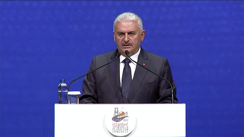 Başbakan Yıldırım 22. Dünya Petrol Kongresi'nde konuştu