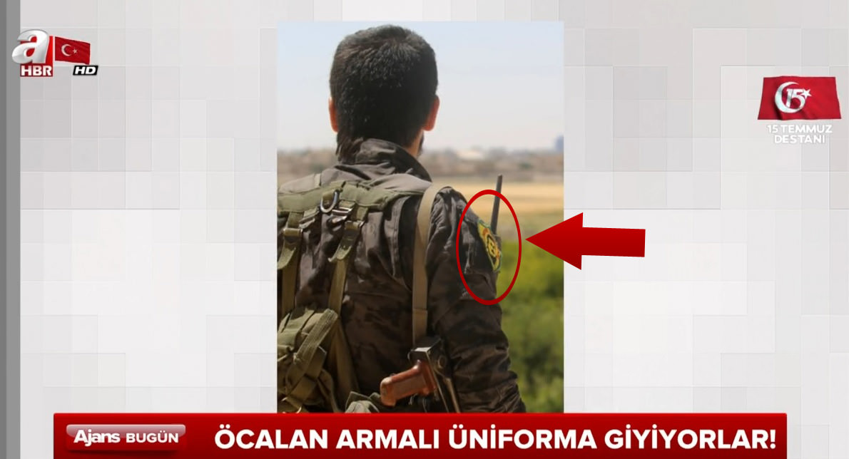 ABD ordusundan skandal! Öcalan armalı üniforma giyiyorlar