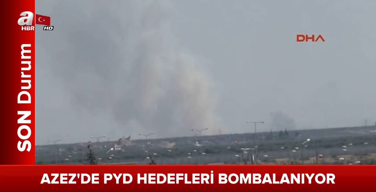 TSK'dan PYD'nin saldırısına misliyle karşılık