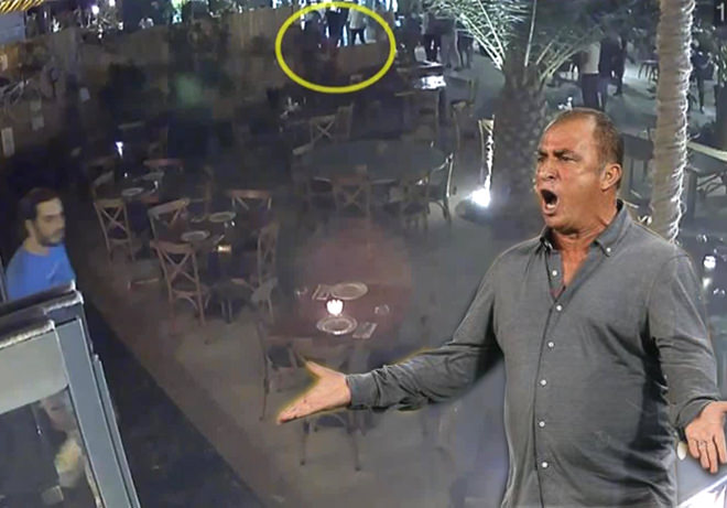Terim'in karıştığı kavganın yeni görüntüleri