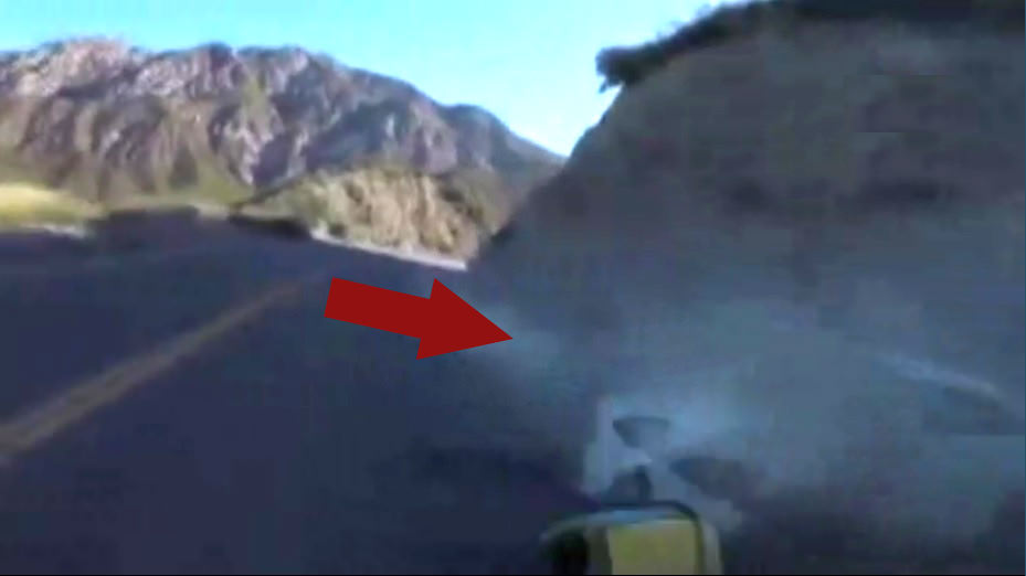 Olası korkunç kazadan tek hamle ile kurtuldu