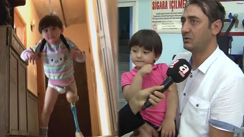 Minik Özge'nin hayali gerçek oldu