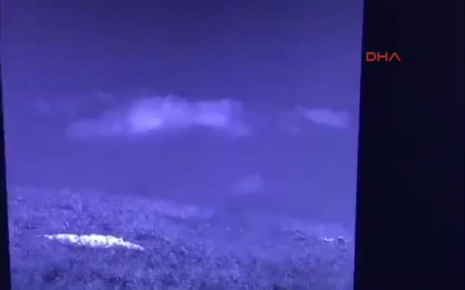 Bayraktar TB-2 Silahlı İHA'mızın hedefi vurma anı