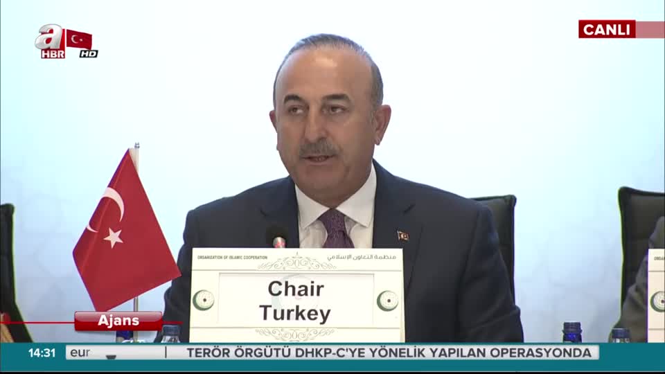 Mevlüt Çavuşoğlu: Filistin devleti en kısa sürede kabul edilmeli