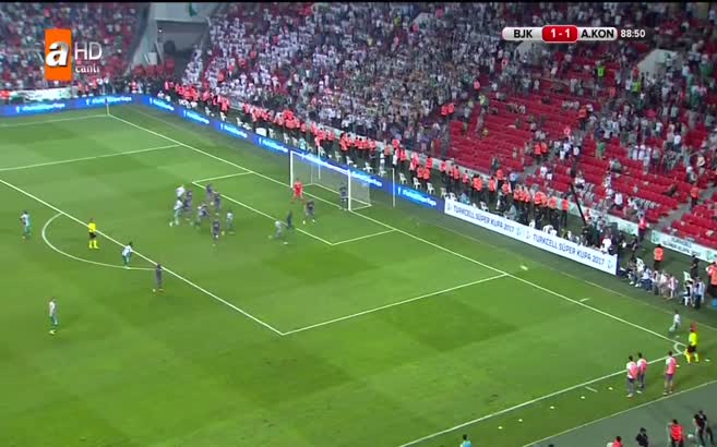 Beşiktaş 1 - 2 Atiker Konyaspor