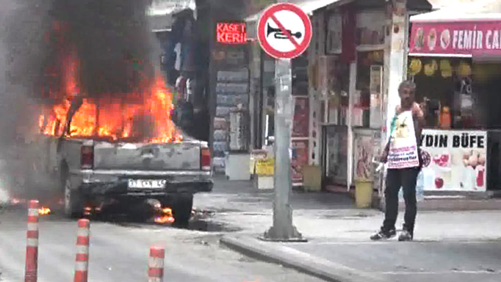 Suudi Arabistan’da kaybolan Fahriye Kara’nın oğlu aracını yaktı