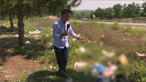 Ormanlık alanlar çöp içerisinde