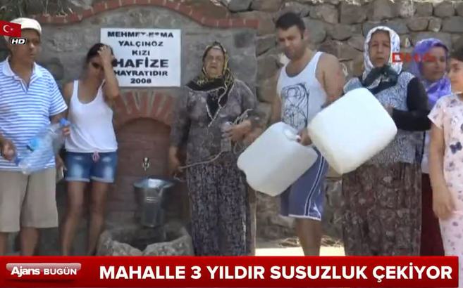 Vatandaşlar Bodrum'da yaz ortasında susuz kaldılar
