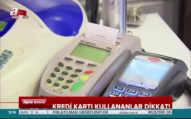 Kredi kartı kullananlar dikkat!