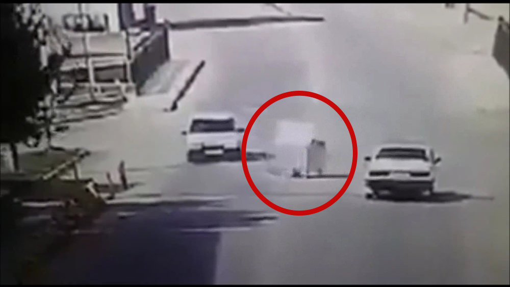 Sürücülere çöp konteyneri şoku!