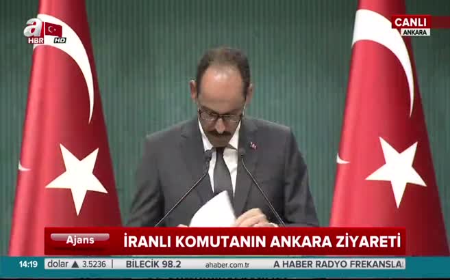 Cumhurbaşkanlığı Sözcüsü: Donanma Komutanı istifa etti