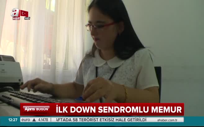 Down sendromlu Ayşegül'ün başarısı