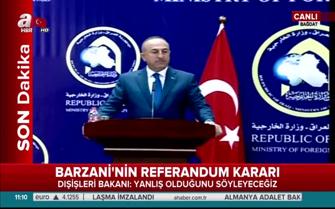 Dışişleri Bakanı Çavuşoğlu'ndan Başika açıklaması