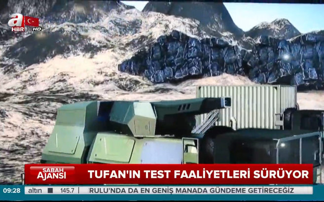 Aselsan'dan elektromanyetik top sistemi: TUFAN