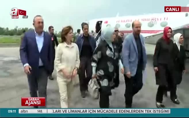 Emine Erdoğan, Bangladeş'e ulaştı
