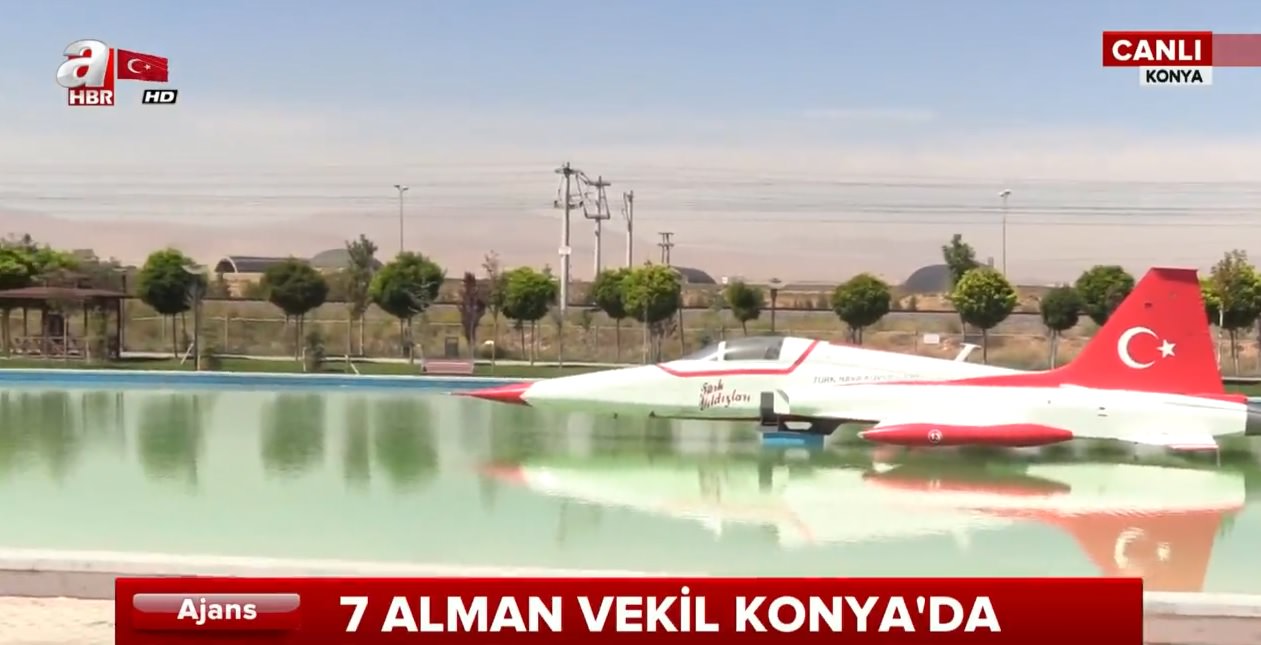 Alman vekiller Konya'da...