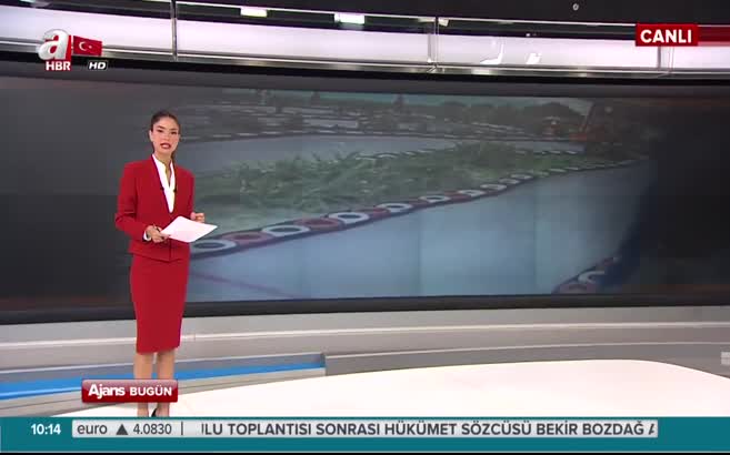 Boynundaki şal lastiğe dolandı