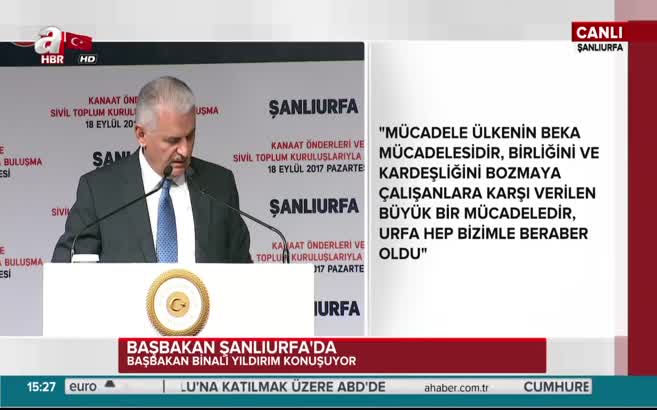 Başbakan Yıldırım: Yapay devlet kurmaya çalışanlar anında karşılık görecek