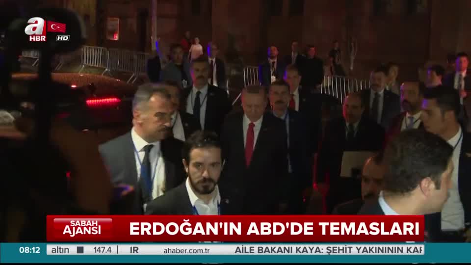Cumhurbaşkanı Erdoğan, Trump ile BM yemeğinde bir araya geldi