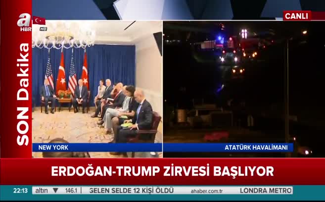 Trump: Erdoğan'la tanışmak benim için büyük bir onur
