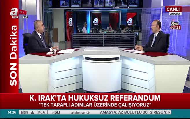 Bakan Çavuşoğlu: PKK, Barzani'ye saldıracak