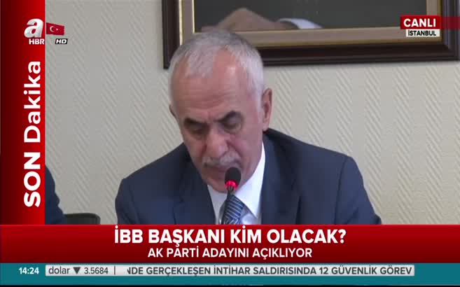AK Parti'nin İBB Başkan adayı belli oldu