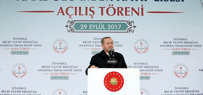 Recep Tayyip Erdoğan Anadolu İmam Hatip Lisesi açıldı
