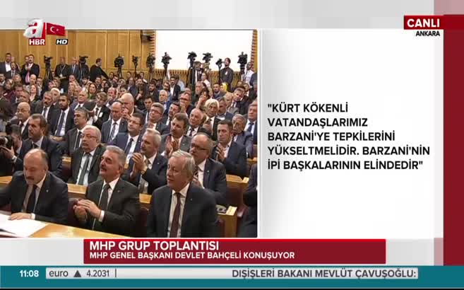 Devlet Bahçeli'den salonu ayağa kaldıran konuşma: 82 Kerkük, 83 Musul...